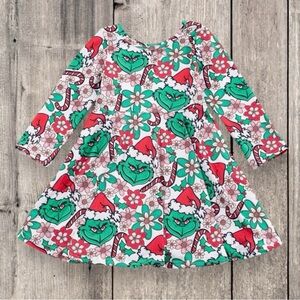 New Boutique Floral, Candy Cane, Grinch Dress
